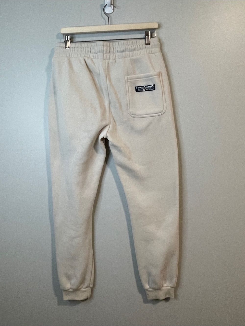 Super Massive Cream Track Joggers with Bunny Embroidery - Picture 2 of 8